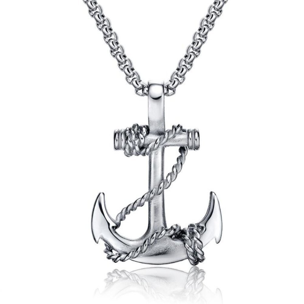 ❤️LIMITED EDITION - Fashion Design Tone Anchor Necklace, N90201P133